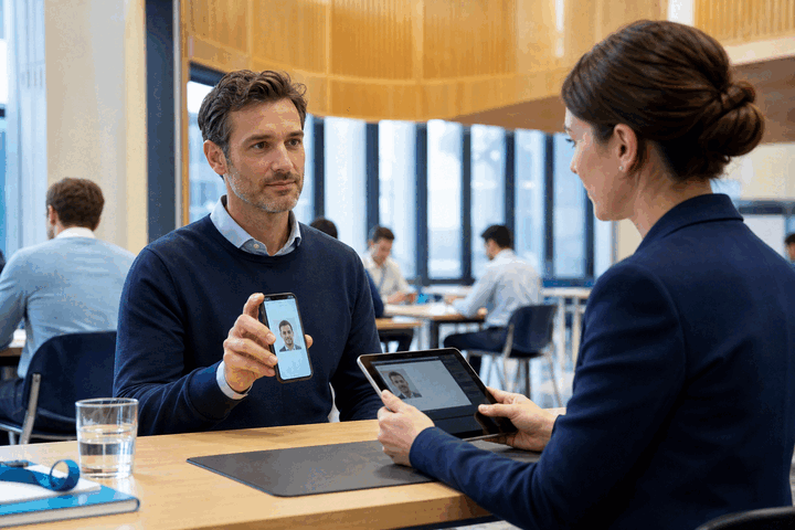 Verification of identity in an examination or certification